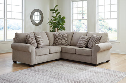 Ocala Furniture Outlet - Ashley Furniture - Claireah Sectional - RAF 2-Piece Sectional / Umber - 90603S2