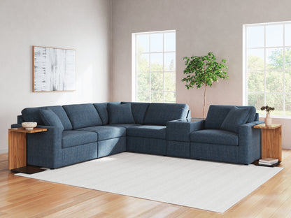 Ocala Furniture Outlet - Ashley Furniture - Modmax Sectional - RAF 6-Piece Sectional / Ink - 92101S7