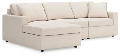 Ocala Furniture Outlet - Ashley Furniture - Modmax Sectional - RAF 3-Piece Sectional with Chaise / Oyster - 92103S17