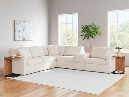 Ocala Furniture Outlet - Ashley Furniture - Modmax Sectional - RAF 6-Piece Sectional / Oyster - 92103S7