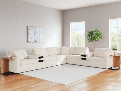 Ocala Furniture Outlet - Ashley Furniture - Modmax Sectional - RAF 8-Piece Sectional / Oyster - 92103S16