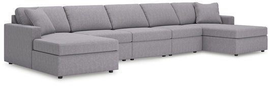 Ocala Furniture Outlet - Ashley Furniture - Modmax 5-Piece Double Chaise Sectional - 5-Piece Double Chaise Sectional - 92104S125