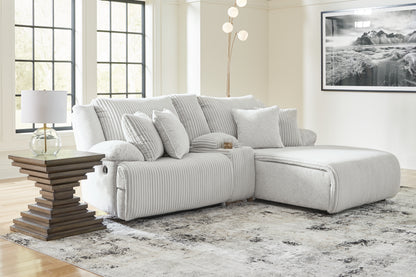 Ocala Furniture Outlet - Ashley Furniture - Top Tier Sectional - 3-Piece Reclining Sectional Sofa with Chaise / Alloy - 92706S4