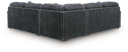 Ocala Furniture Outlet - Ashley Furniture - Midnight-Madness Sectional - LAF 3-Piece Sectional / Gunmetal - 98105S5