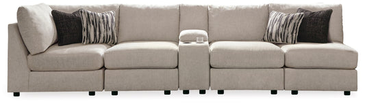 Ocala Furniture Outlet - Ashley Furniture - Kellway Sectional - 3-Piece Sectional Loveseat / Bisque - 98707S8