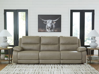 Ocala Furniture Outlet - Ashley Furniture - Narwhal Place Sectional - 3-Piece Power Reclining Sectional / Pebble - PC99201S1
