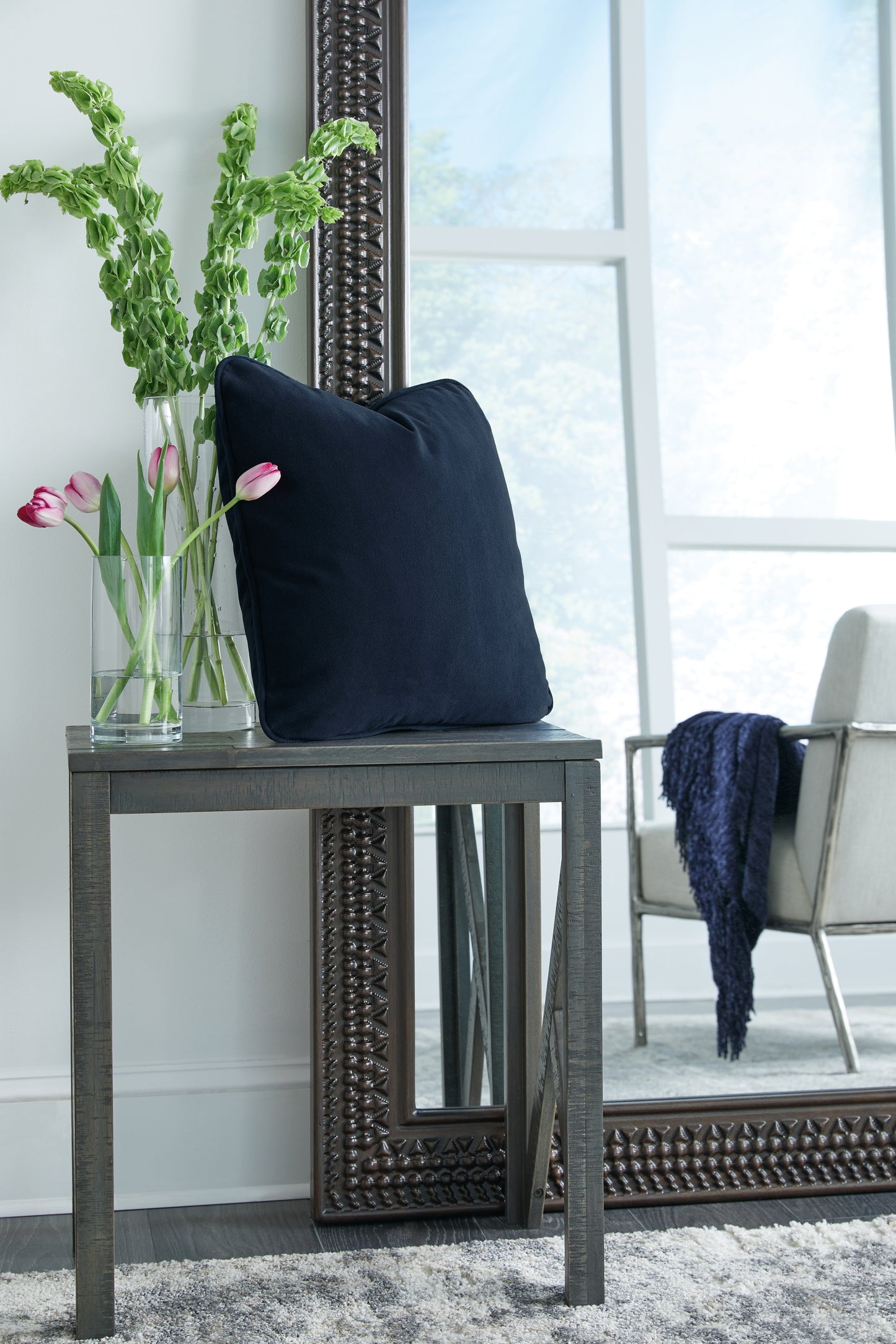 Ocala Furniture Outlet - Ashley Furniture - Caygan Pillows - Pillow (4/CS) / Ink - A1000916