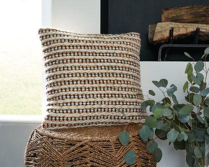 Ocala Furniture Outlet - Ashley Furniture - Nealington Pillows - Pillow (4/CS) / Brown/Black/White - A1000929