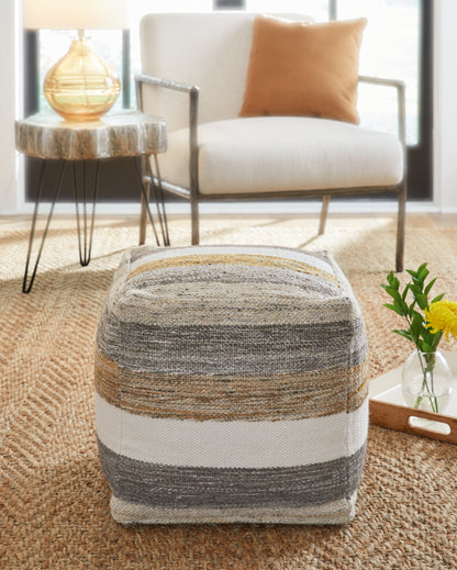 Ocala Furniture Outlet - Ashley Furniture - Josalind Pouf - Pouf / Multi - A1000935