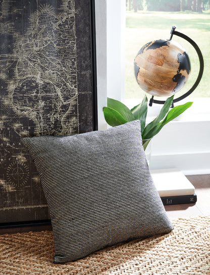 Ocala Furniture Outlet - Ashley Furniture - Edelmont Pillows - Pillow / Black/Linen - A1000962P