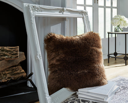 Ocala Furniture Outlet - Ashley Furniture - Bellethrone Pillows - Pillow (4/CS) / Brown - A1000974
