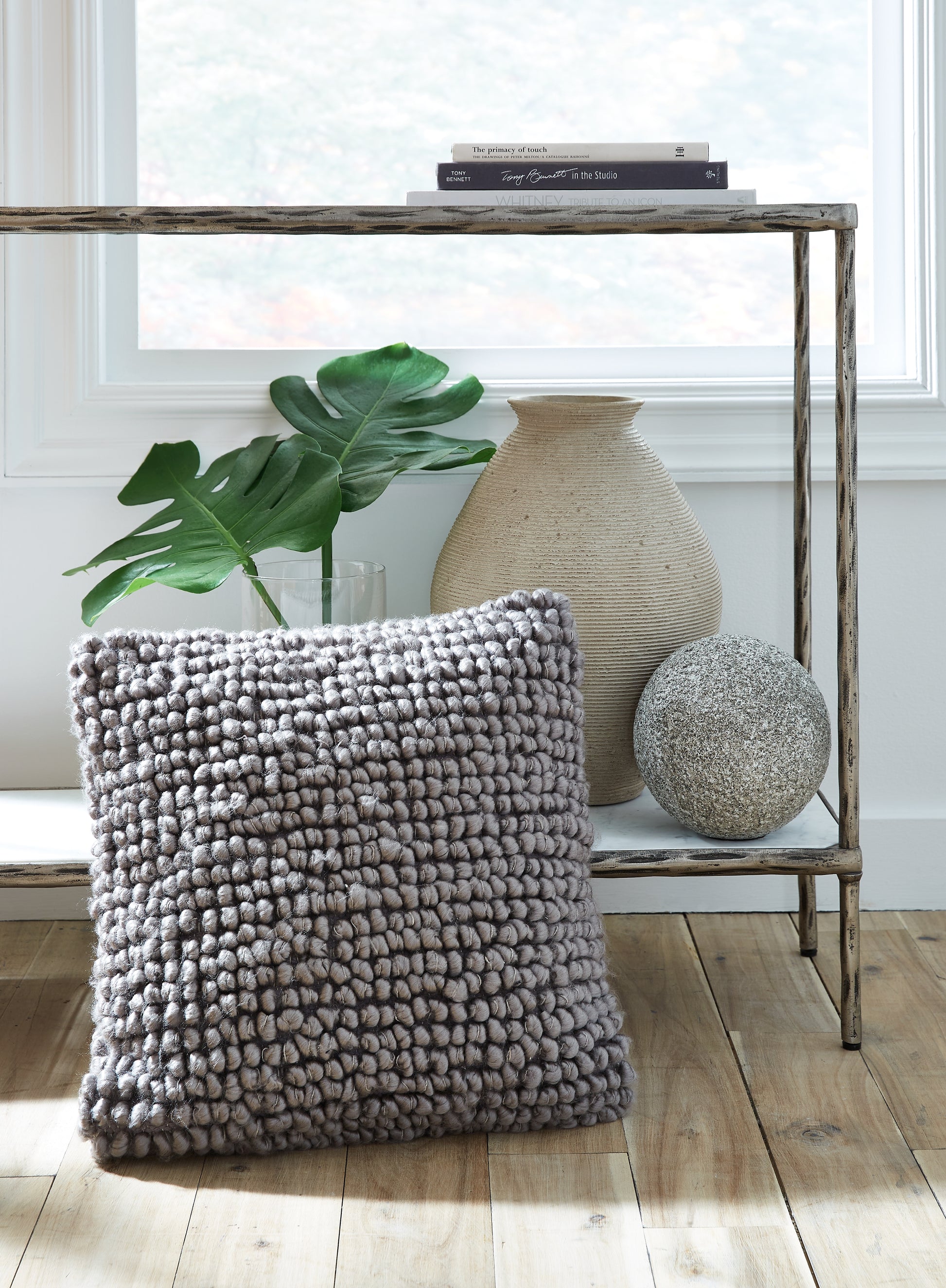 Ocala Furniture Outlet - Ashley Furniture - Aavie Pillows - Pillow (4/CS) / Gray - A1000977