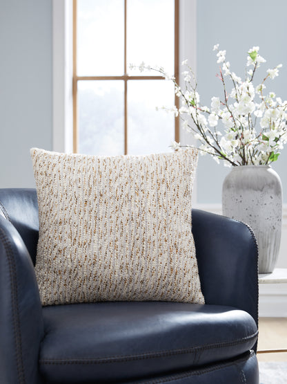 Ocala Furniture Outlet - Ashley Furniture - Abler Pillows - Pillow / Ivory/Gray/Gold - A1001068P