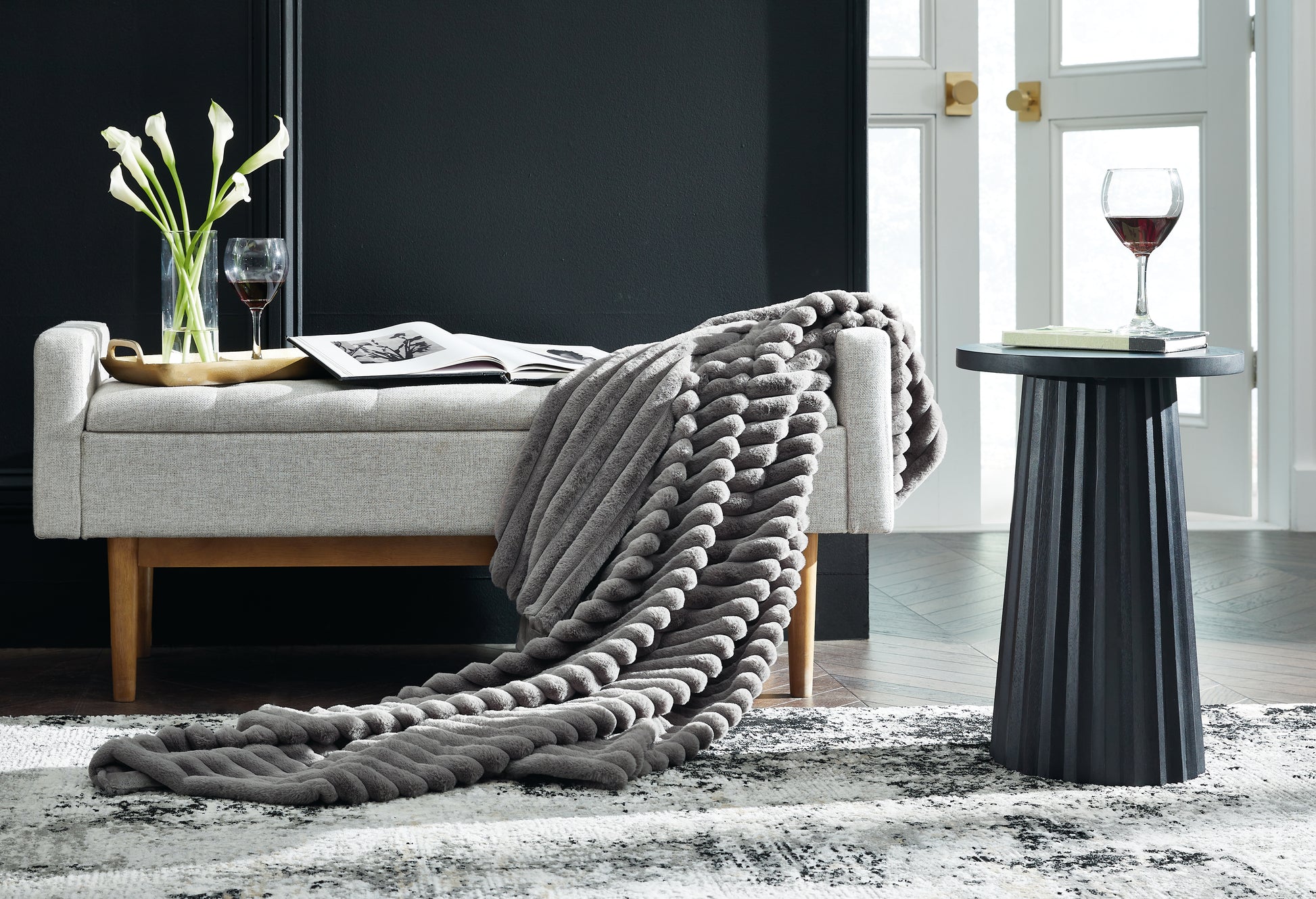 Ocala Furniture Outlet - Ashley Furniture - Alsonwell Throw (Set of 3) - Throw (3/CS) / Gray - A1001081