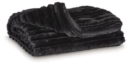 Ocala Furniture Outlet - Ashley Furniture - Alsonwell Throw (Set of 3) - Throw (3/CS) / Black - A1001083