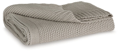 Ocala Furniture Outlet - Ashley Furniture - Gayelery Throw (Set of 3) - Throw (3/CS) / Gray - A1001085
