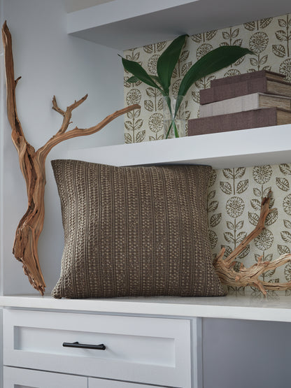 Ocala Furniture Outlet - Ashley Furniture - Landcher Pillows - Pillow (4/CS) / Brown - A1001104