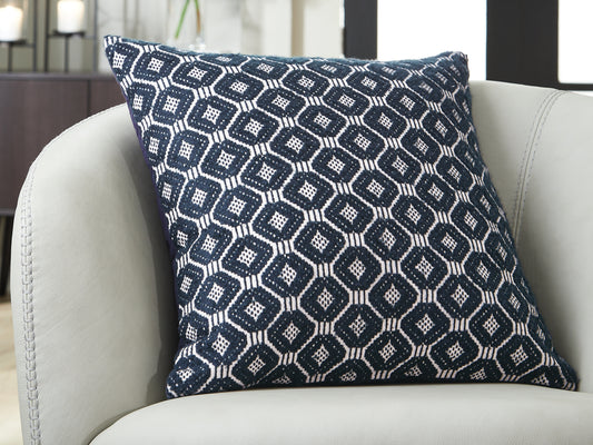Ocala Furniture Outlet - Ashley Furniture - Abra Pillows - Pillow (4/CS) / Black/Ivory - A1001109