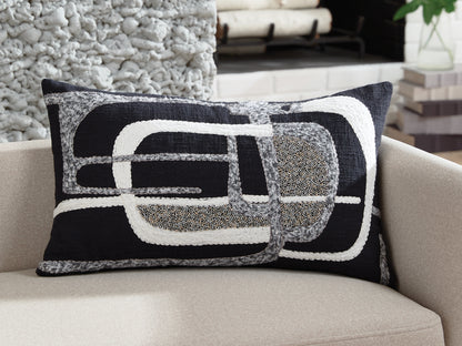 Ocala Furniture Outlet - Ashley Furniture - Gavrileigh Pillows - Pillow (4/CS) / Black/Gray/Ivory - A1001113