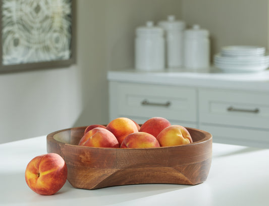 Ocala Furniture Outlet - Ashley Furniture - Myrtewood Bowl - Bowl / Natural - A2000610