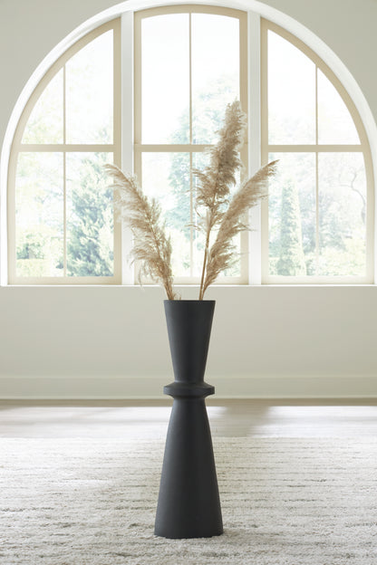 Ocala Furniture Outlet - Ashley Furniture - Collisten Vase - Vase / Black - A2000663