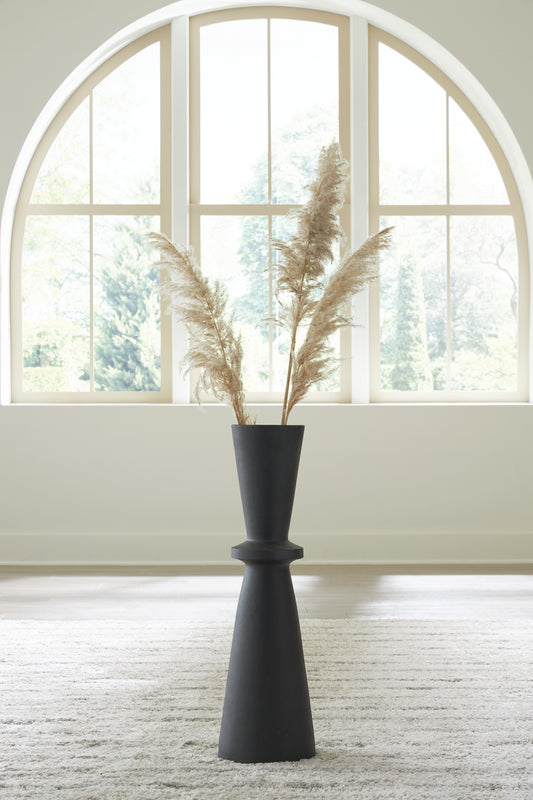 Ocala Furniture Outlet - Ashley Furniture - Collisten Vase - Vase / Black - A2000663