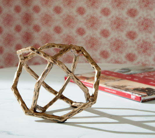 Ocala Furniture Outlet - Ashley Furniture - Laddington Sculpture - Sculpture (2/CS) / Antique Brass Finish - A2000670