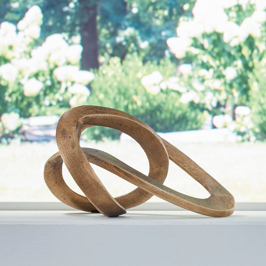 Ocala Furniture Outlet - Ashley Furniture - Dunnruck Sculpture - Sculpture / Antique Brass Finish - A2000686