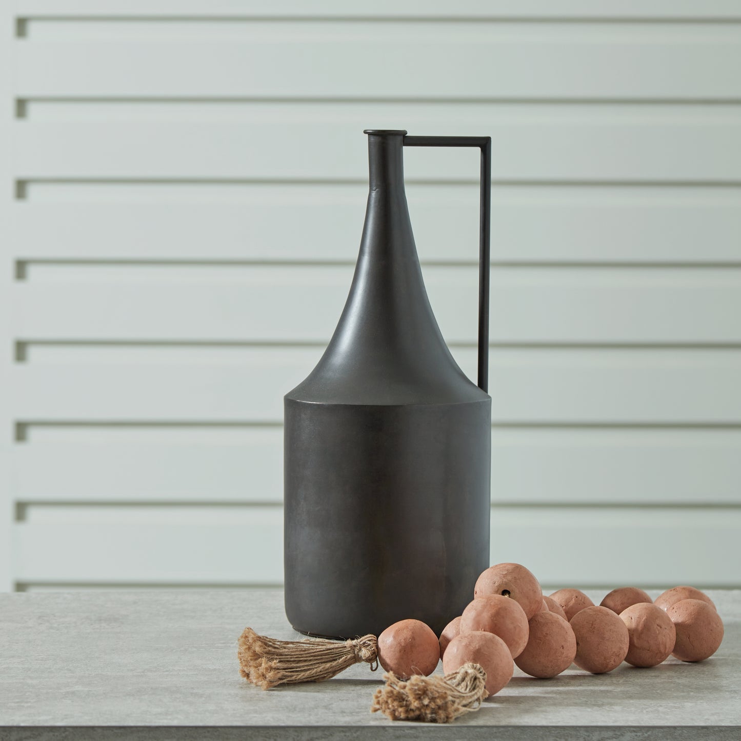 Ocala Furniture Outlet - Ashley Furniture - Zainforth Vase - Vase / Distressed Brown - A2000694