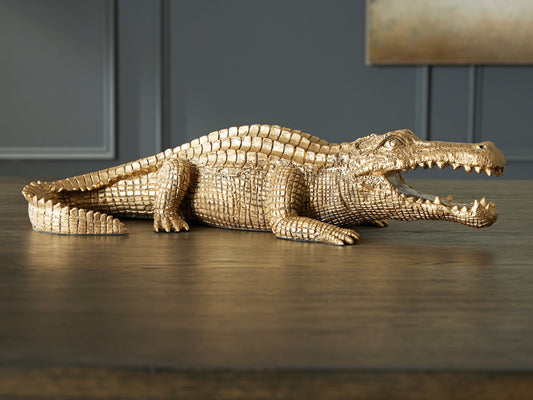 Ocala Furniture Outlet - Ashley Furniture - Lauretman Sculpture - Sculpture / Antique Gold Finish - A2000765