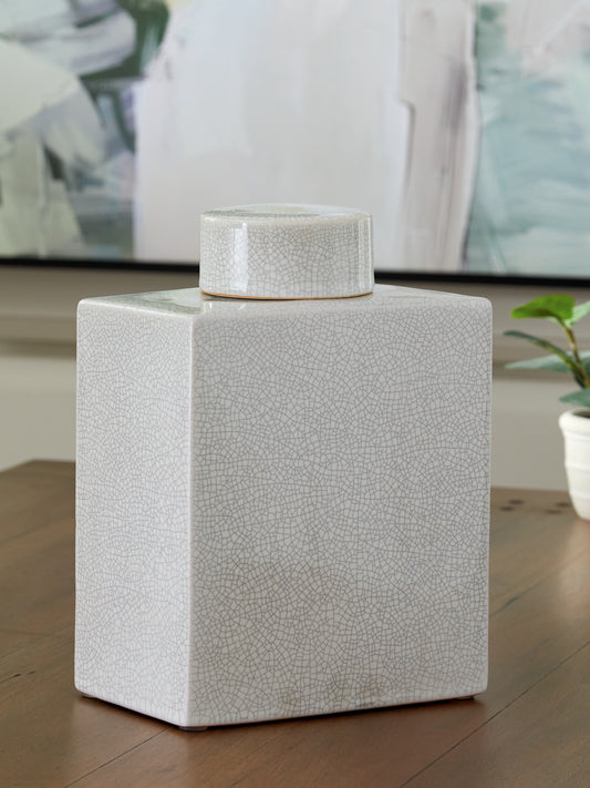 Ocala Furniture Outlet - Ashley Furniture - Haddworth Jar - Jar / Antique White - A2000779