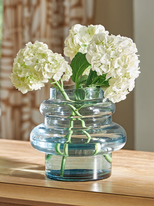 Ocala Furniture Outlet - Ashley Furniture - Vallmen Vase - Vase / Blue - A2000799
