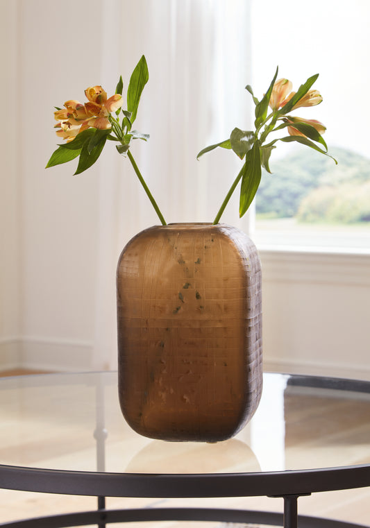 Ocala Furniture Outlet - Ashley Furniture - Capard Vase - Vase / Brown - A2900004