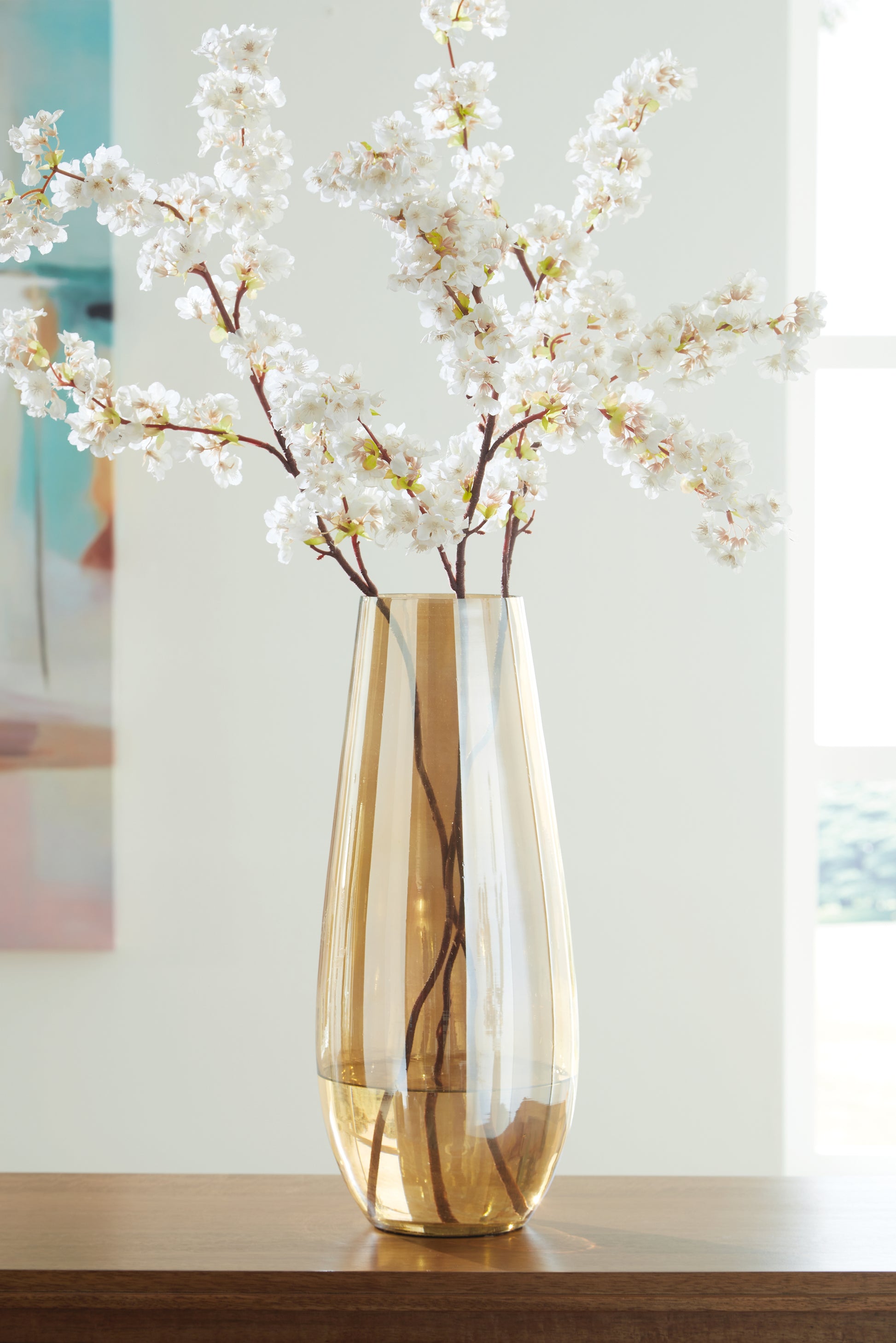 Ocala Furniture Outlet - Ashley Furniture - Rhettman Vase - Vase / Amber - A2900006