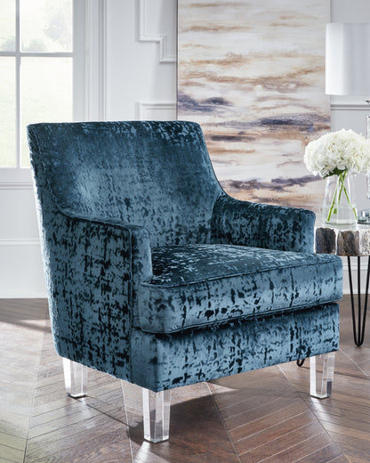 Ocala Furniture Outlet - Ashley Furniture - Gloriann Accent Chair - Accent Chair / Lagoon - A3000103