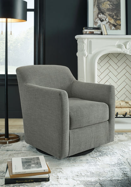 Ocala Furniture Outlet - Ashley Furniture - Bradney Swivel Accent Chair - Swivel Accent Chair / Fossil - A3000324