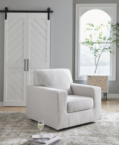 Ocala Furniture Outlet - Ashley Furniture - Olwenburg Swivel Accent Chair - Swivel Accent Chair / Taupe - A3000650
