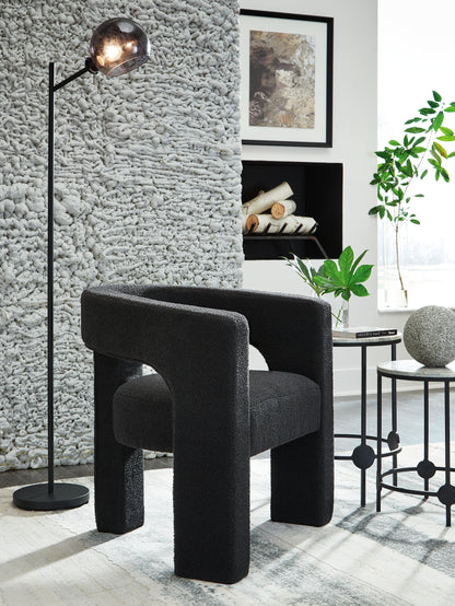 Ocala Furniture Outlet - Ashley Furniture - Landick Accent Chair - Accent Chair / Ebony - A3000698