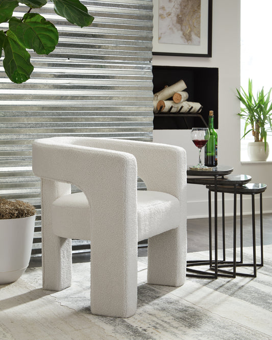 Ocala Furniture Outlet - Ashley Furniture - Landick Accent Chair - Accent Chair / Ivory - A3000699