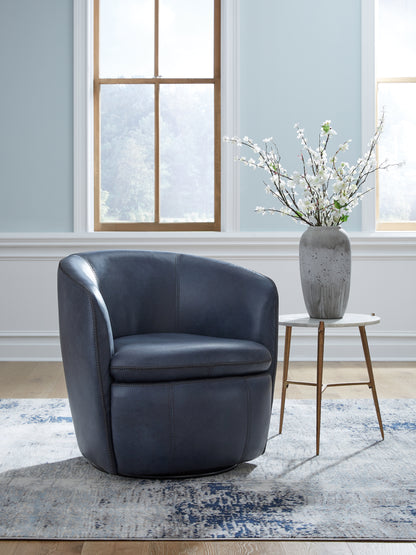 Ocala Furniture Outlet - Ashley Furniture - Kierreys Swivel Accent Chair - Swivel Accent Chair / Bone - A3000703