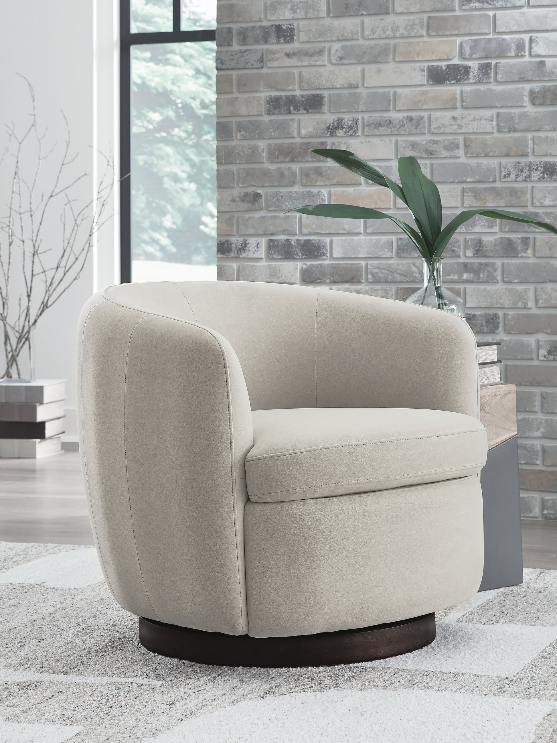 Ocala Furniture Outlet - Ashley Furniture - Annbury Swivel Accent Chair - Swivel Accent Chair - A3000786