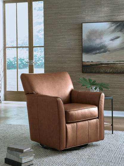 Ocala Furniture Outlet - Ashley Furniture - Braydunn Swivel Glider Accent Chair - Swivel Glider Accent Chair - A3000821