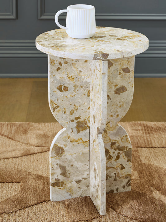 Ocala Furniture Outlet - Ashley Furniture - Treygan Accent Table - Accent Table / Beige - A4000647