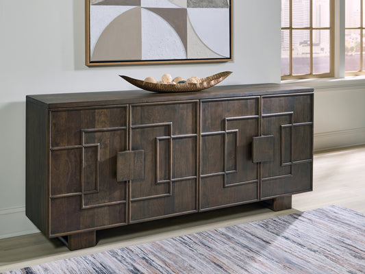 Ocala Furniture Outlet - Ashley Furniture - Cato Accent Cabinet - Accent Cabinet / Dark Brown - A4000682