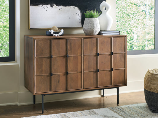 Ocala Furniture Outlet - Ashley Furniture - Juddins Accent Cabinet - Accent Cabinet / Brown - A4000692