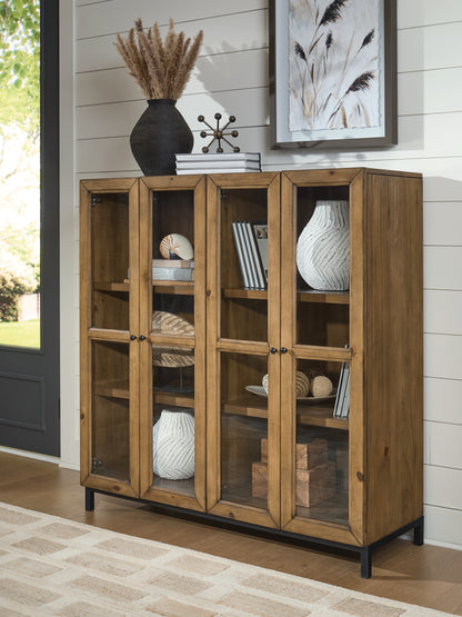 Ocala Furniture Outlet - Ashley Furniture - Wrenridge Accent Cabinet - Accent Cabinet / Gray Brown - A4000706