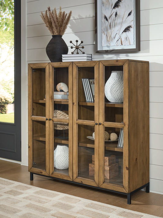 Ocala Furniture Outlet - Ashley Furniture - Wrenridge Accent Cabinet - Accent Cabinet / Gray Brown - A4000706