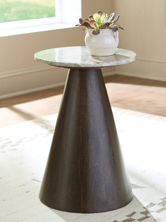 Ocala Furniture Outlet - Ashley Furniture - Waltnor Accent Table - Accent Table / Gray/White/Brown - A4000720