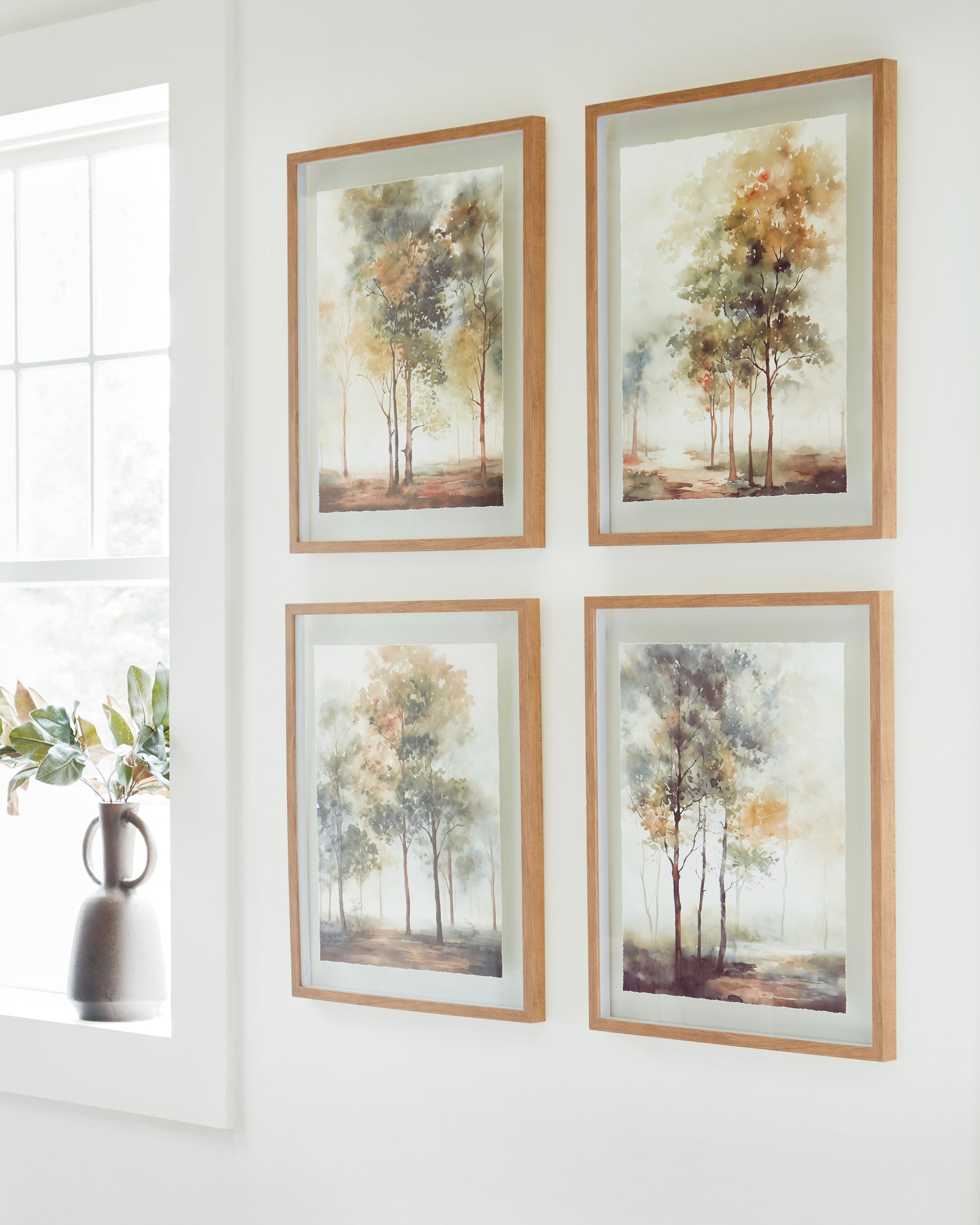Ocala Furniture Outlet - Ashley Furniture - Bryneford Wall Decor - Wall Art Set (4/CN) / Multi - A8000411