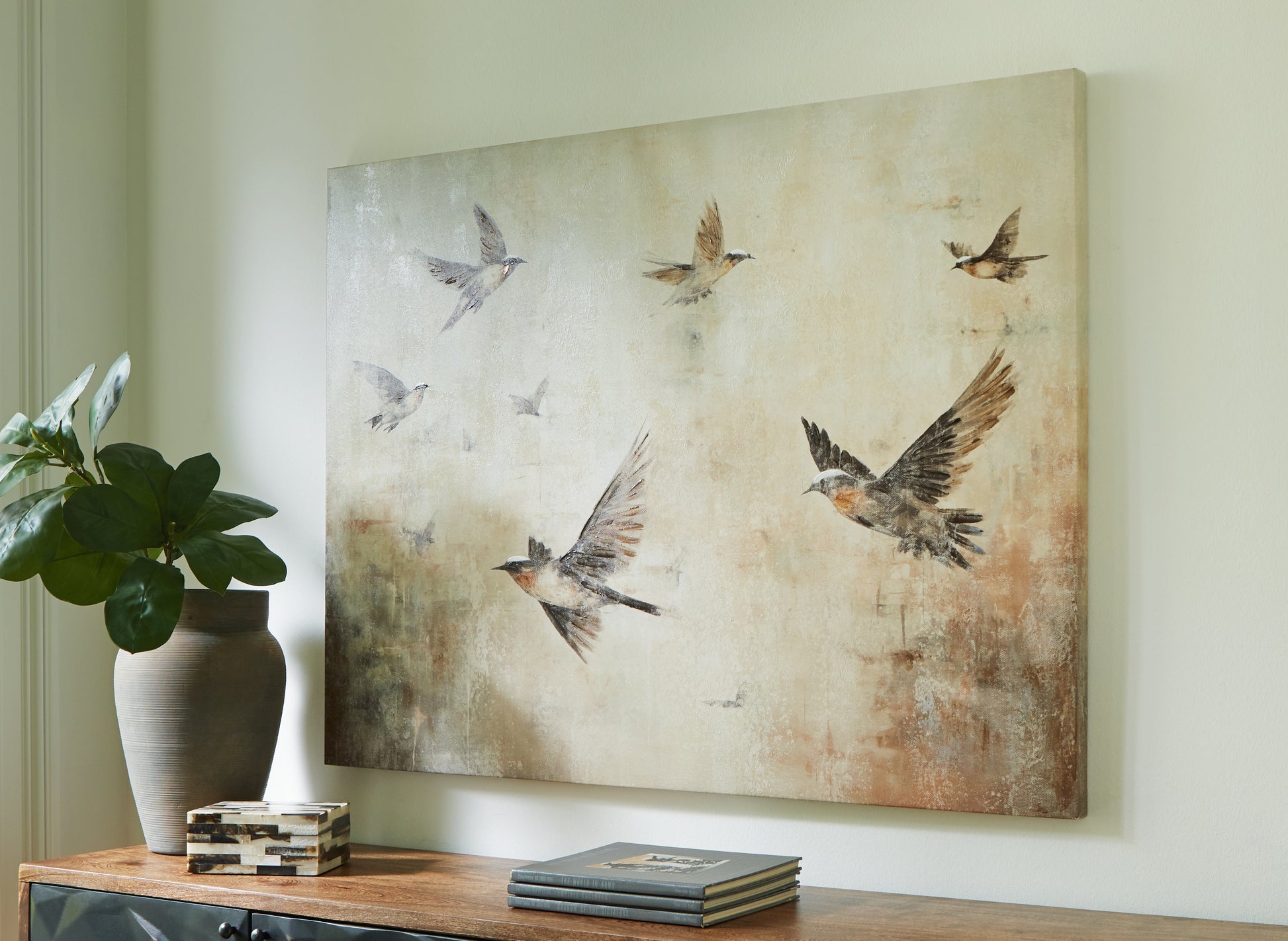 Ocala Furniture Outlet - Ashley Furniture - Collmund Wall Decor - Wall Art / Gray/Brown - A8000413